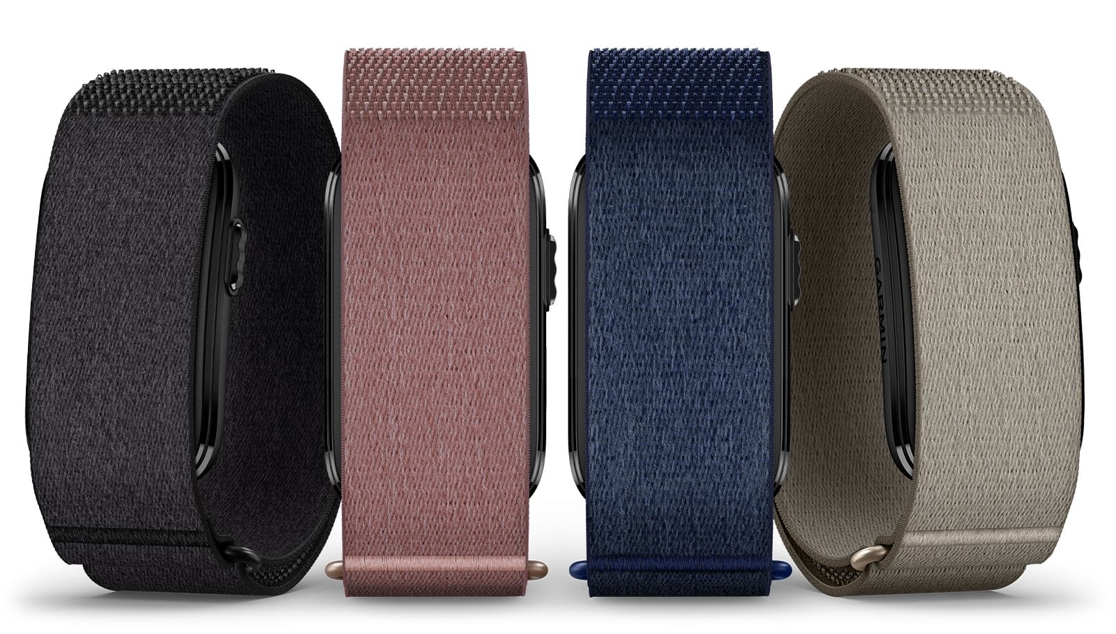 CIRQA Smart Band en sus 4 colores: negro, vino, azul marino y beige